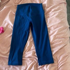CROPPED Navy Lululemon Leggings